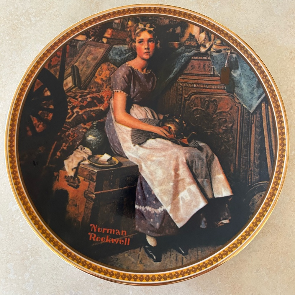 Knowles Cream Limited Edition Norman Rockwell Plate